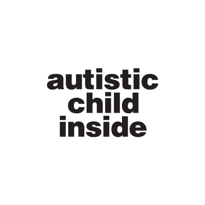 Autistic Child Inside – Decal Sticker – Multiple Color & Sizes – ebn1233