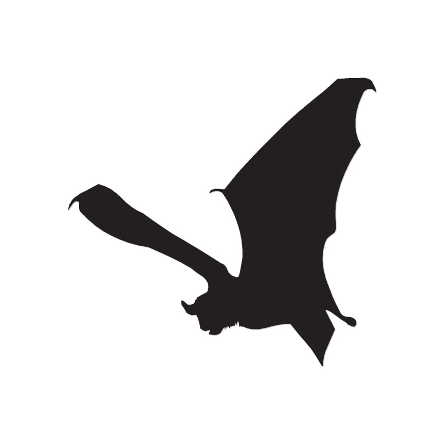 Flying Bat – Vinyl Decal Sticker – Multiple Color & Sizes – ebn1291