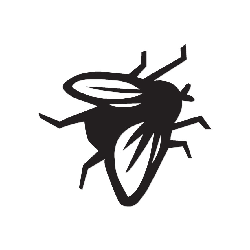 Fly Insect Pest – Vinyl Decal Sticker – Multiple Color & Sizes – ebn1333