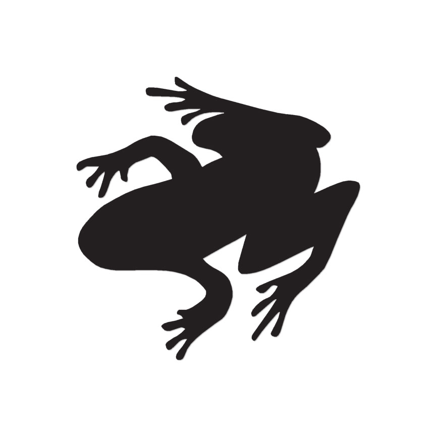Frog Toad Treefrog – Vinyl Decal Sticker – Multiple Color & Sizes – ebn1336