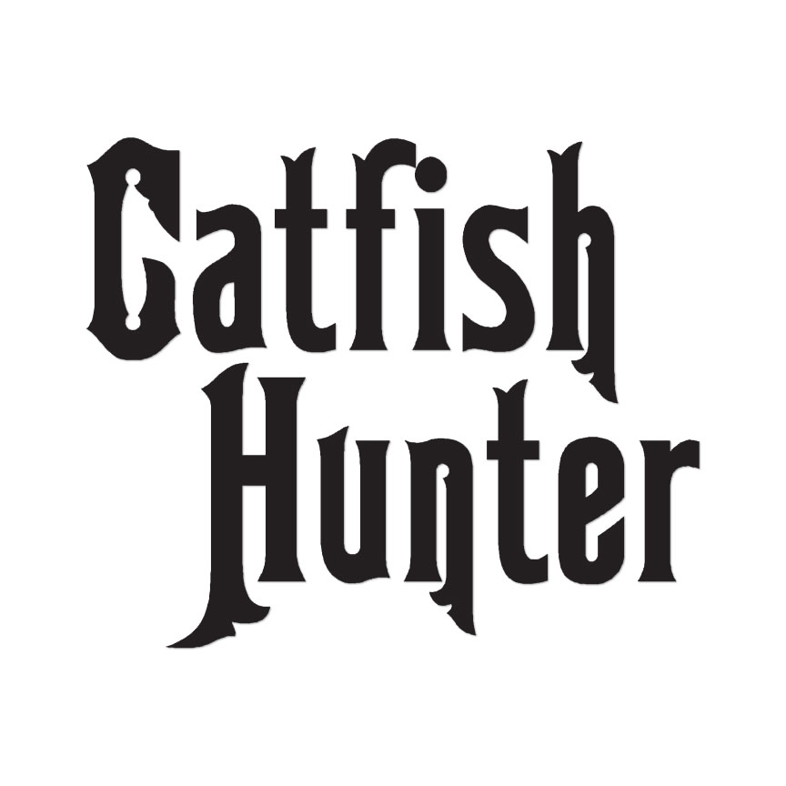Catfish Hunter Fishing – Decal Sticker – Multiple Color & Sizes – ebn153
