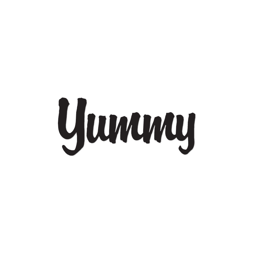 Yummy – Vinyl Decal Sticker – Multiple Color & Sizes – ebn1588