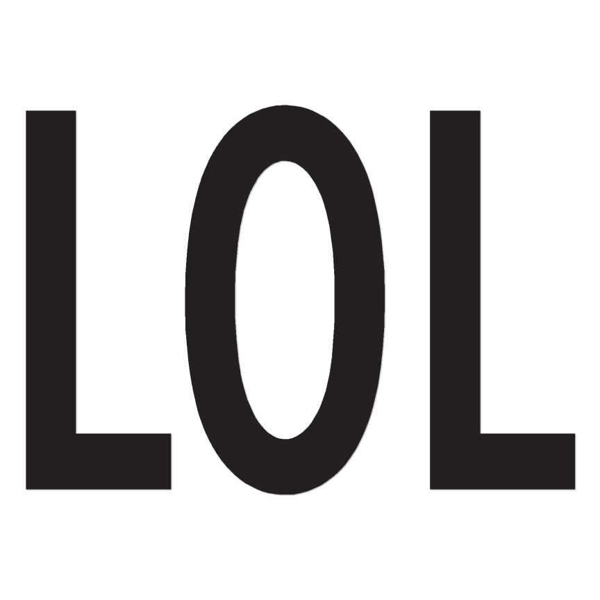 Lol Laugh Out Loud – Vinyl Decal Sticker – Multiple Color & Sizes – ebn1595