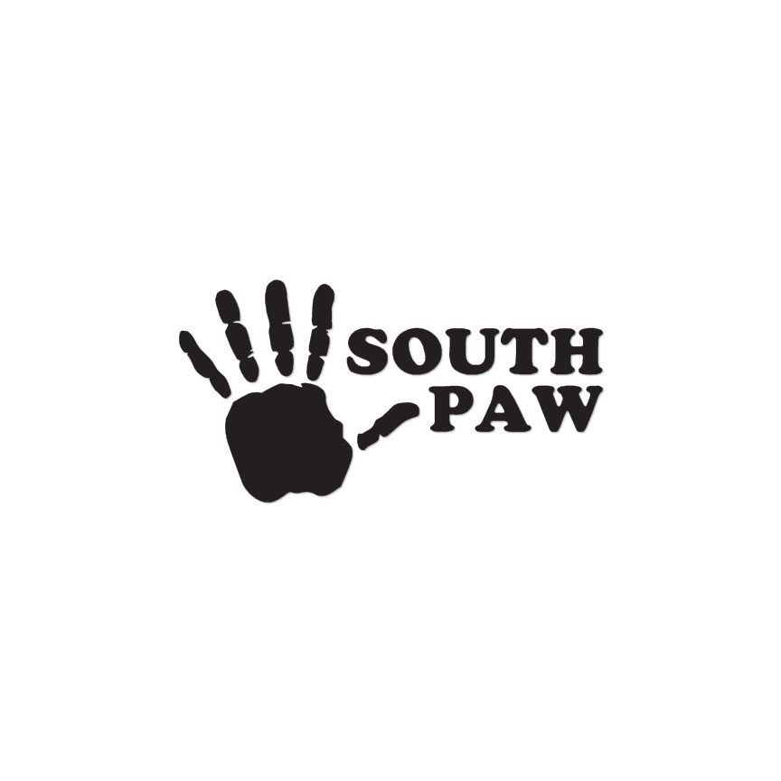 South Paw Left Handed - Decal Sticker - Multiple Color & Sizes - ebn1843