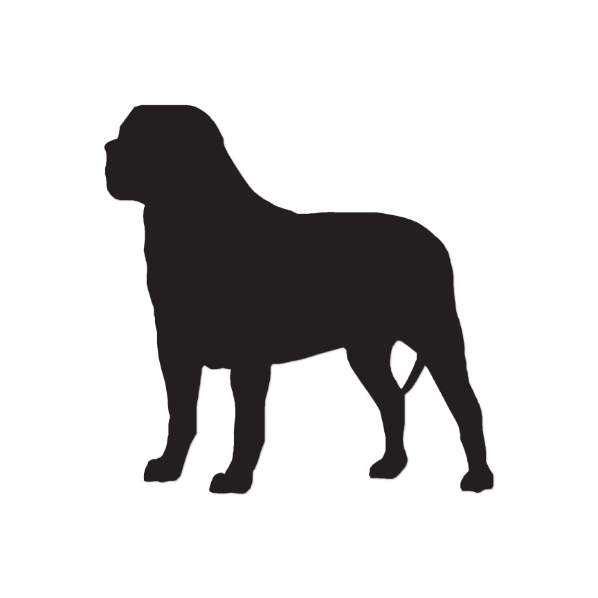 Mastiff Dog – Vinyl Decal Sticker – Multiple Color & Sizes – ebn1978