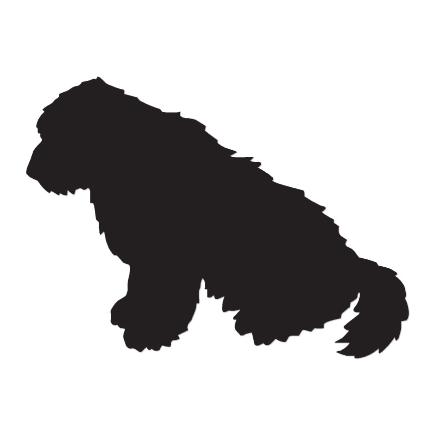 Old English Sheepdog Dog – Decal Sticker – Multiple Color & Sizes – ebn1988