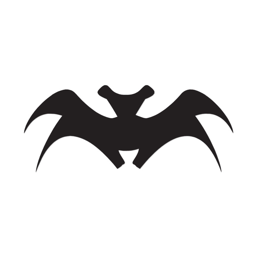 Bat Tribal Art – Vinyl Decal Sticker – Multiple Colors & Sizes – ebn2349