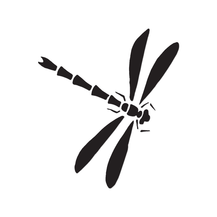 Dragonfly Tribal – Vinyl Decal Sticker – Multiple Color & Sizes – ebn236