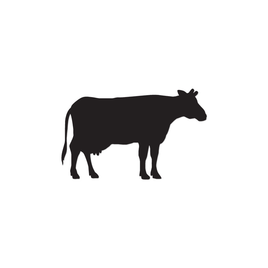Milk Cow Dairy – Vinyl Decal Sticker – Multiple Colors & Sizes – ebn2801