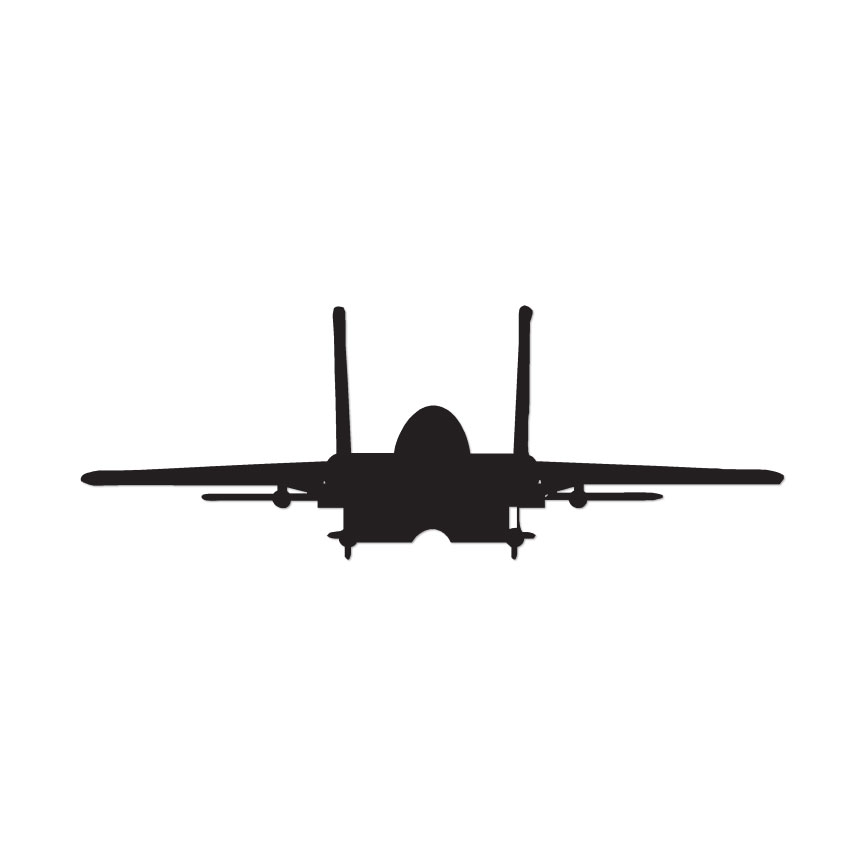Airplane Jet Plane – Vinyl Decal Sticker – Multiple Colors & Sizes – ebn2836