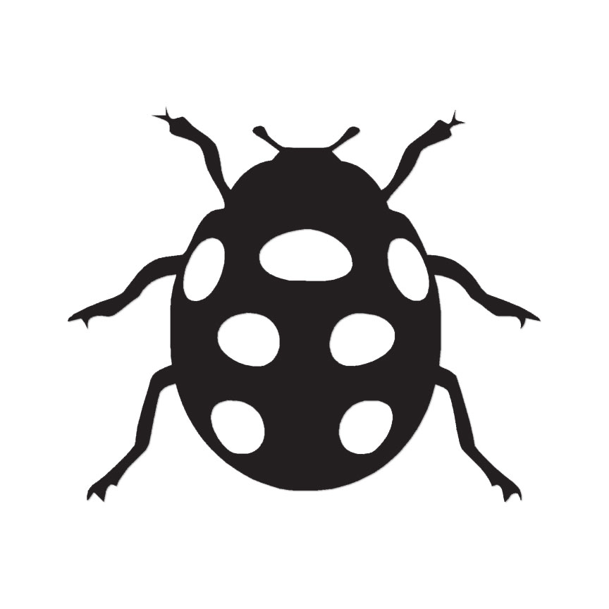 Ladybug Bug Insect – Vinyl Decal Sticker – Multiple Colors & Sizes – ebn2924