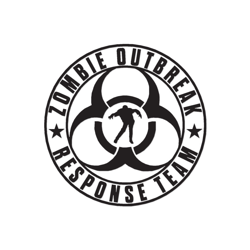 Zombie Outbreak Response – Decal Sticker – Multiple Colors & Sizes – ebn3003