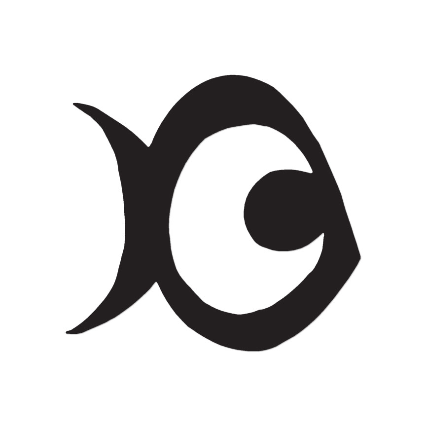 Fish Cute – Vinyl Decal Sticker – Multiple Color & Sizes – ebn303