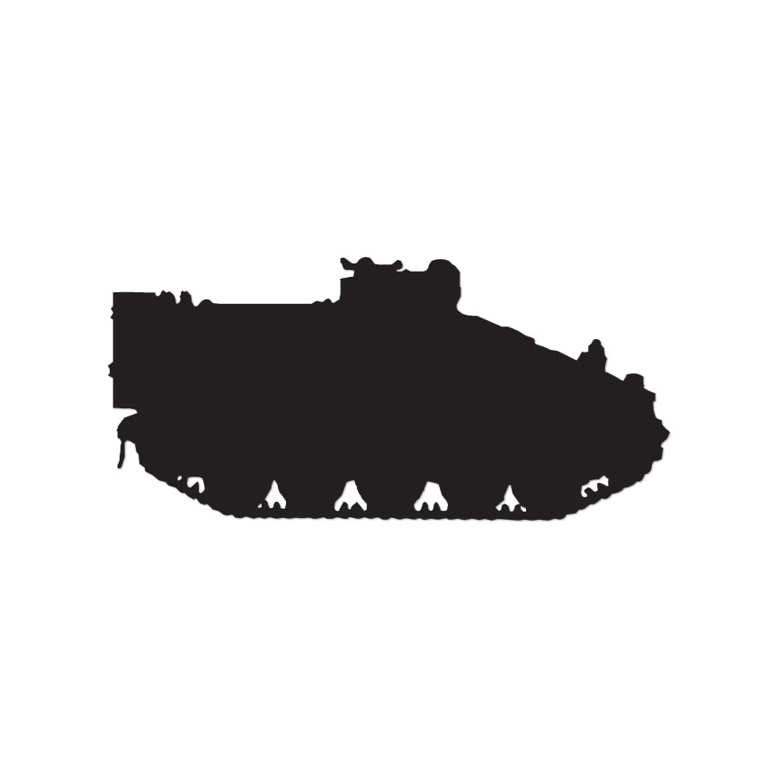 Tank Israel APC – Vinyl Decal Sticker – Multiple Colors & Sizes – ebn3030
