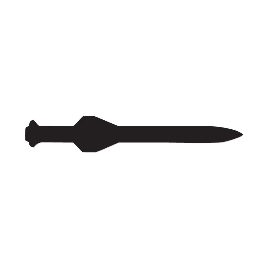 Torpedo Missile Rocket – Vinyl Decal Sticker – Multiple Colors & Sizes – ebn3057