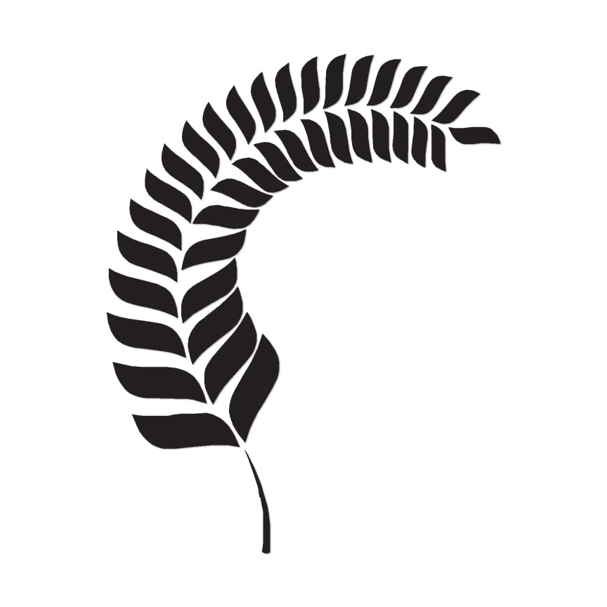 Laurel Leaf Decorative – Vinyl Decal Sticker – Multiple Colors & Sizes – ebn3088
