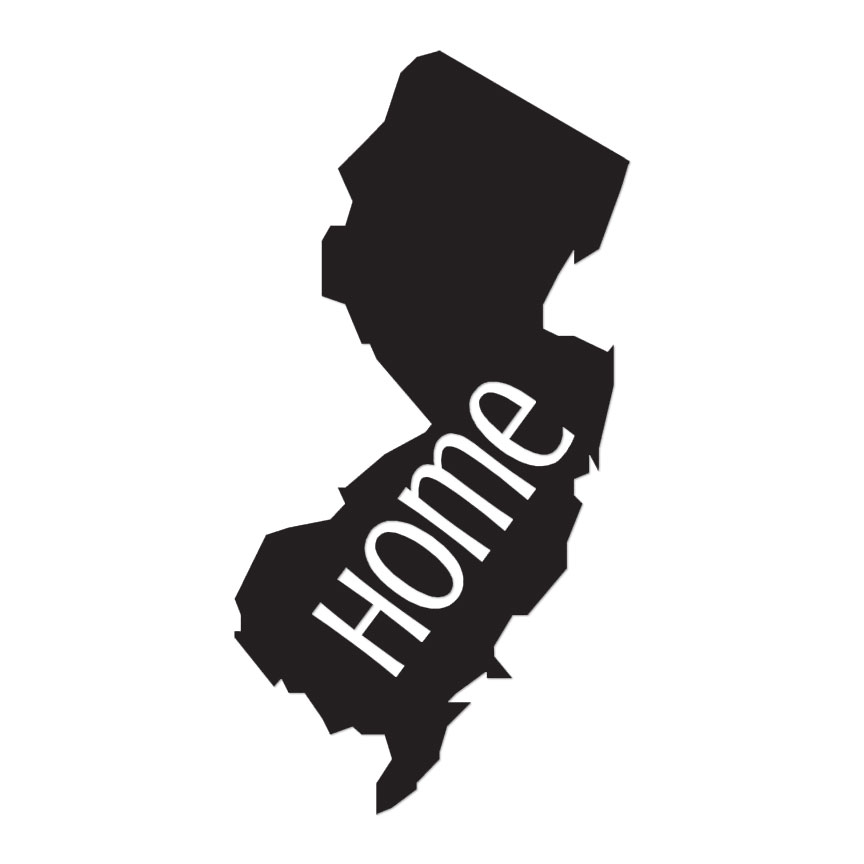 Calcomanía de vinilo New Jersey Home State - varios colores y tamaños - ebn3832 - Imagen 2 de 20