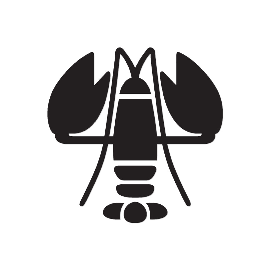 Lobster Seafood - Vinyl Decal Sticker - Multiple Color & Sizes - ebn436