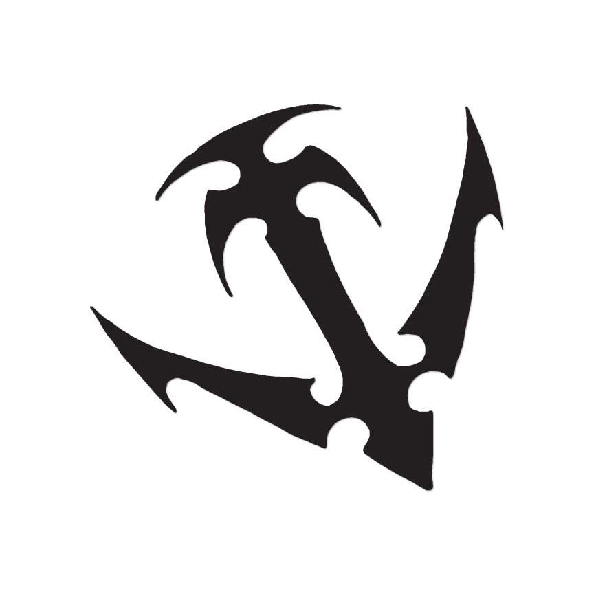 Anchor Tribal – Vinyl Decal Sticker – Multiple Color & Sizes – ebn47