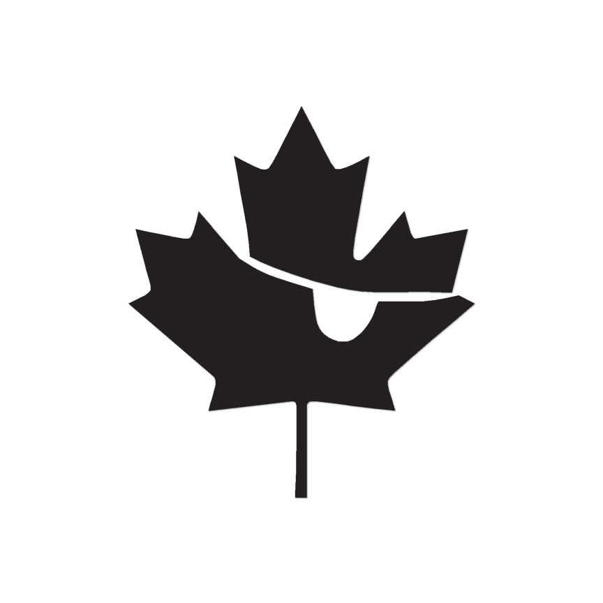 Pirate Canada Maple Leaf – Decal Sticker – Multiple Color & Sizes – ebn534