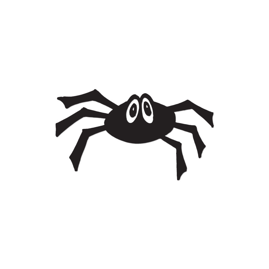 Cute Spider – Vinyl Decal Sticker – Multiple Color & Sizes – ebn654