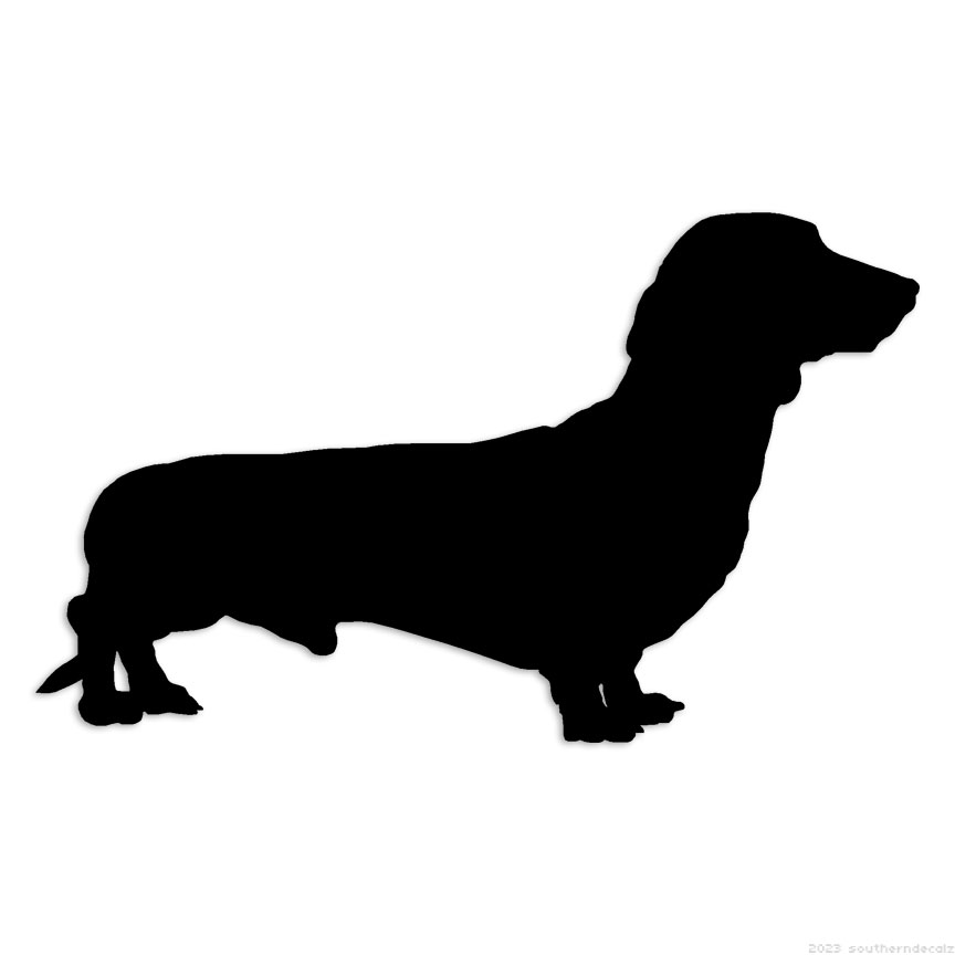 Dachshund Dog – Decal Sticker – Multiple Colors & Sizes – ebn6562