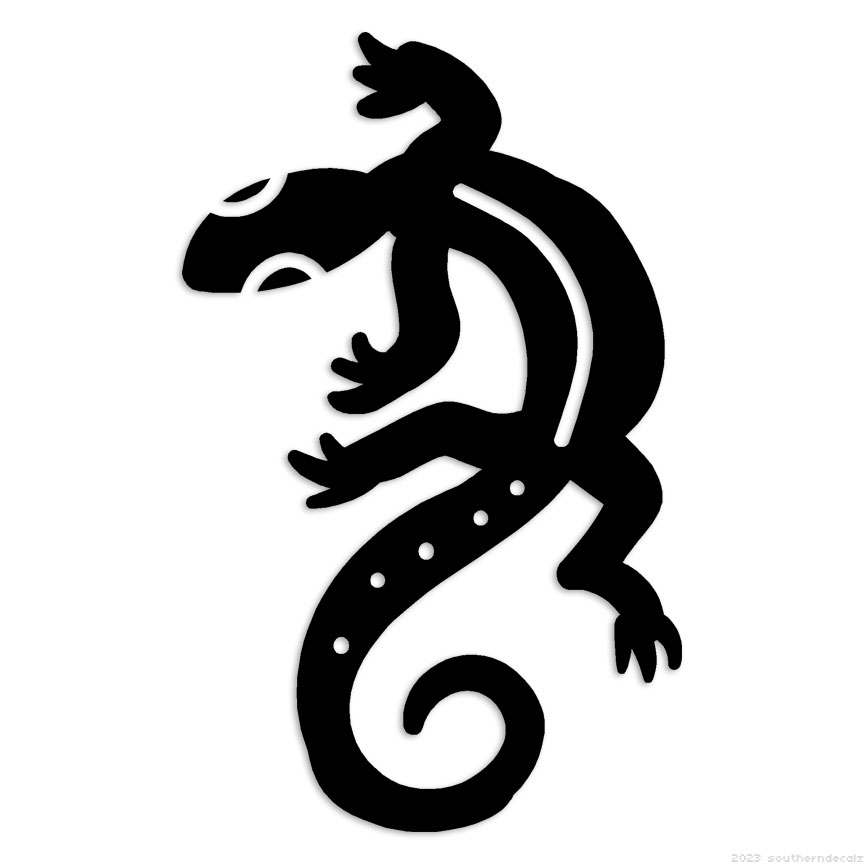 Lizard Reptile – Decal Sticker – Multiple Colors & Sizes – ebn6647