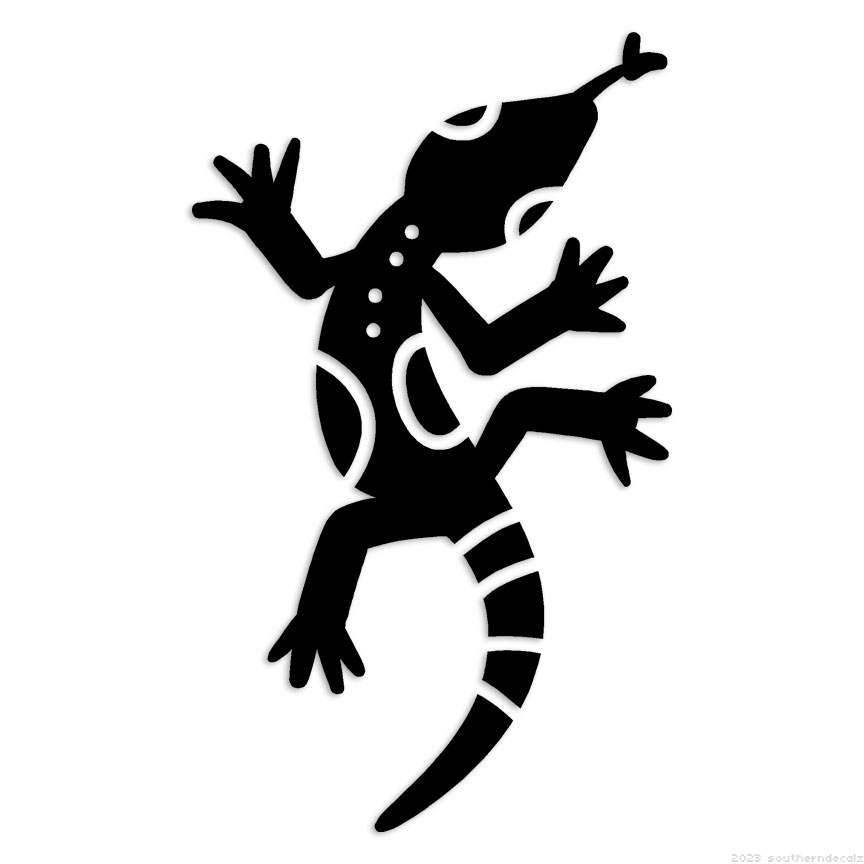 Reptile Lizard – Decal Sticker – Multiple Colors & Sizes – ebn6649