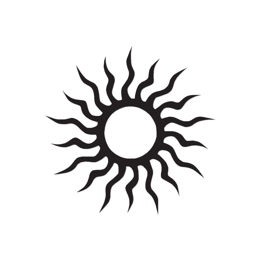 Sun Art – Vinyl Decal Sticker – Multiple Color & Sizes – ebn665