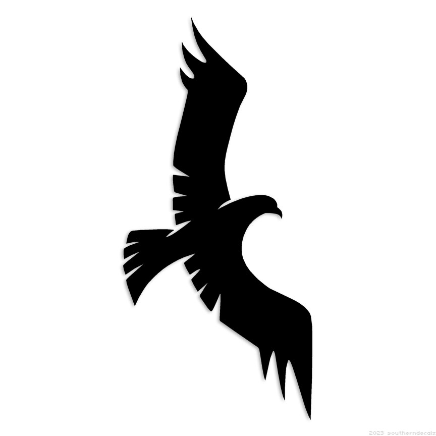 Falcon Hawk Bird Raptor – Decal Sticker – Multiple Colors & Sizes – ebn6705