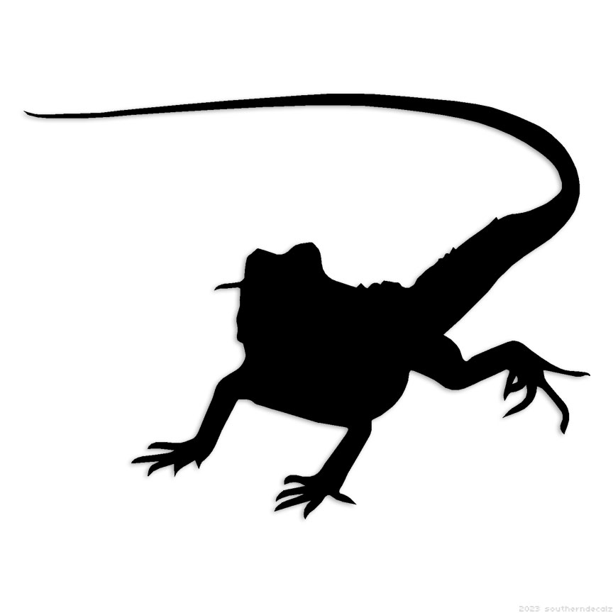 Lizard Iguana Reptile – Decal Sticker – Multiple Colors & Sizes – ebn6803