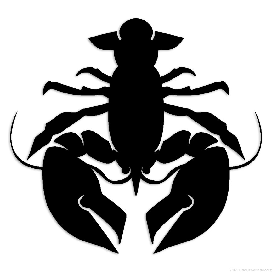 Lobster – Decal Sticker – Multiple Colors & Sizes – ebn7034