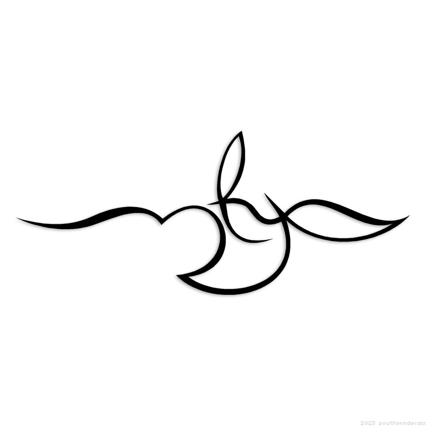 Pinstripe Flourish – Decal Sticker – Multiple Colors & Sizes – ebn7463