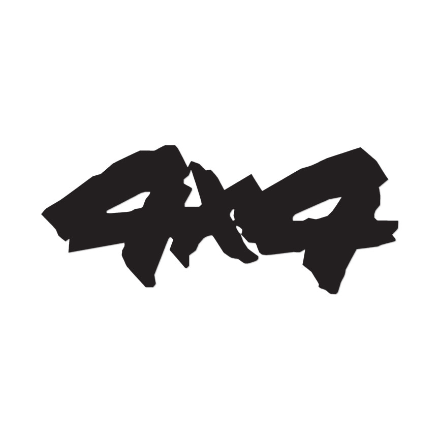 4×4 – Vinyl Decal Sticker – Multiple Color & Sizes – ebn778