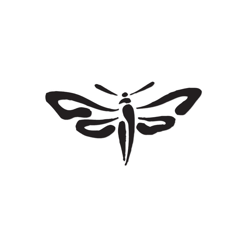 Sphinx Moth Flying – Vinyl Decal Sticker – Multiple Color & Sizes – ebn806