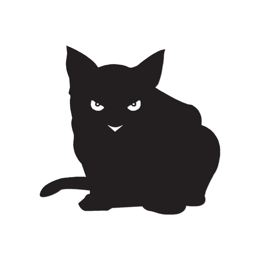 Cat Kitten – Vinyl Decal Sticker – Multiple Color & Sizes – ebn814