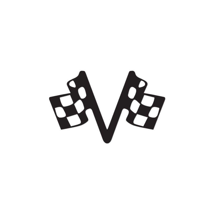 Checkered Flag Racing – Vinyl Decal Sticker – Multiple Color & Sizes – ebn818