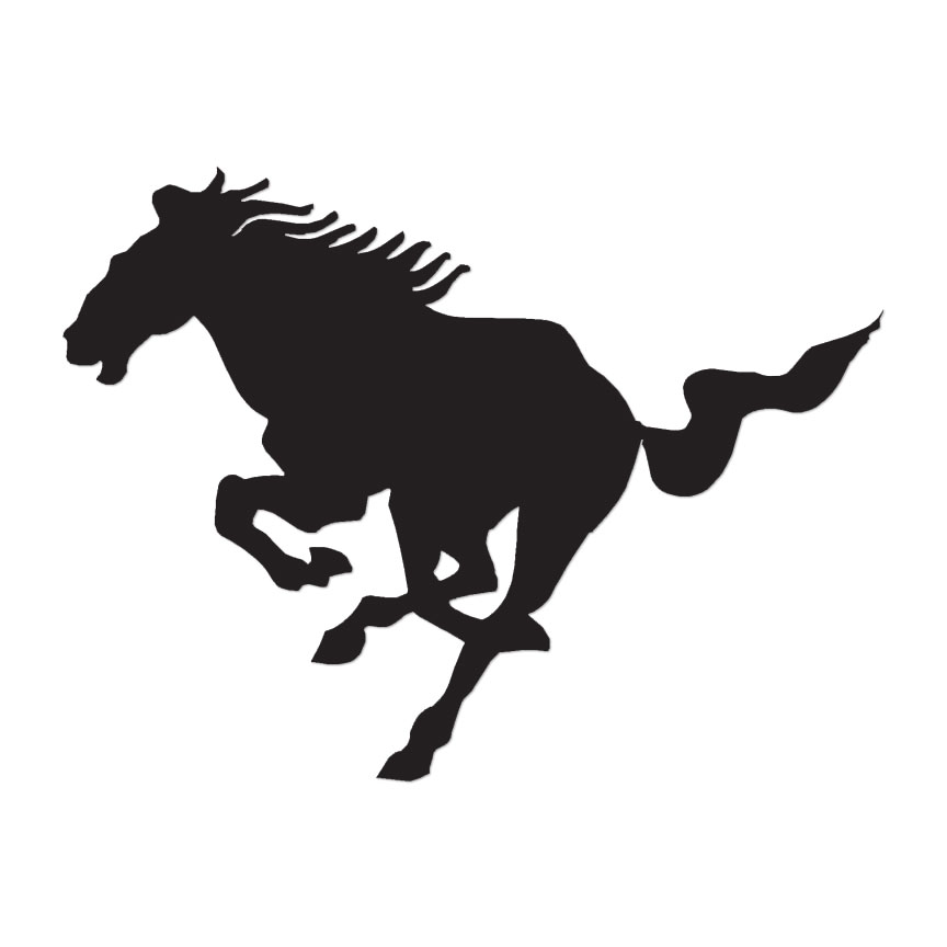 Horse Stallion Gallop – Vinyl Decal Sticker – Multiple Color & Sizes – ebn895