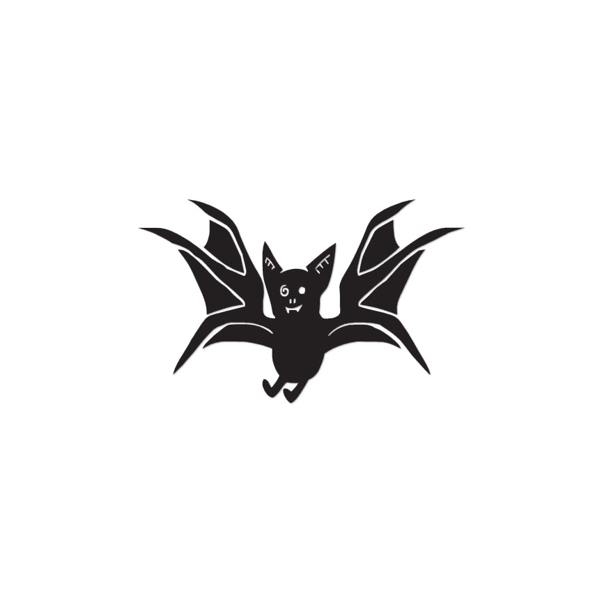 Bat Cute Funny – Vinyl Decal Sticker – Multiple Color & Sizes – ebn90