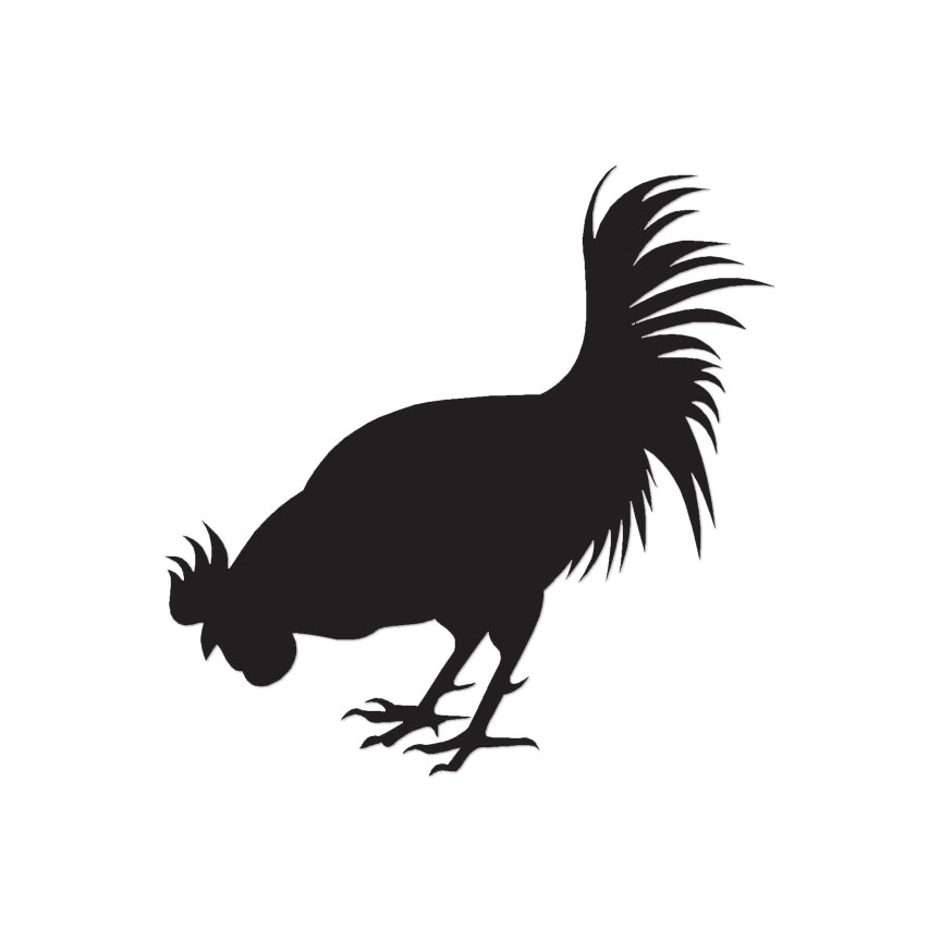 Chicken Rooster – Vinyl Decal Sticker – Multiple Color & Sizes – ebn976