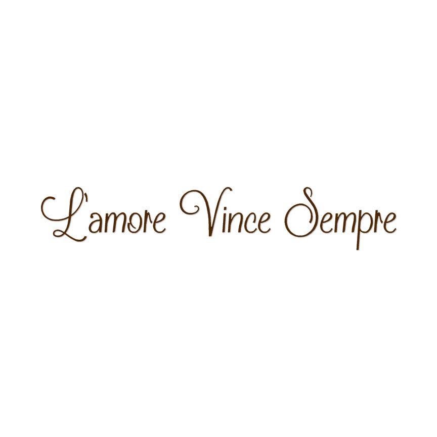 L amore vince sempre Love Conquers All Poster by Scarebaby Design