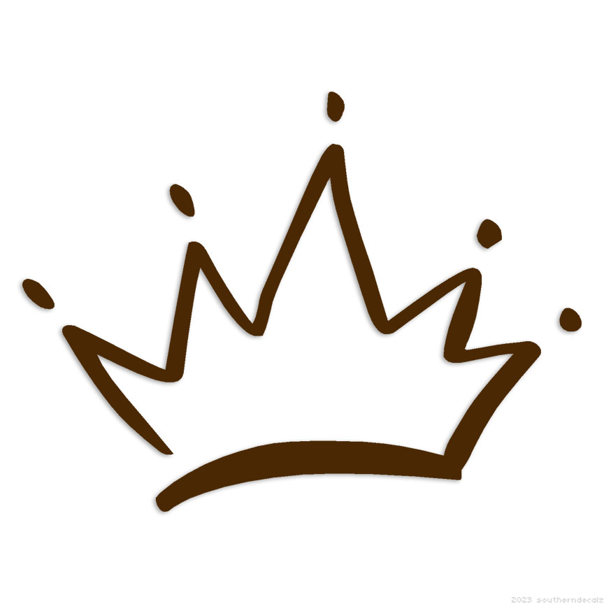 crown outline drawing