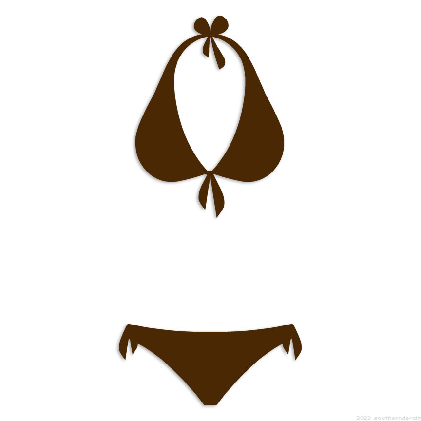 Bikini - Decal Sticker - Multiple Colors & Sizes - ebn7094 | eBay