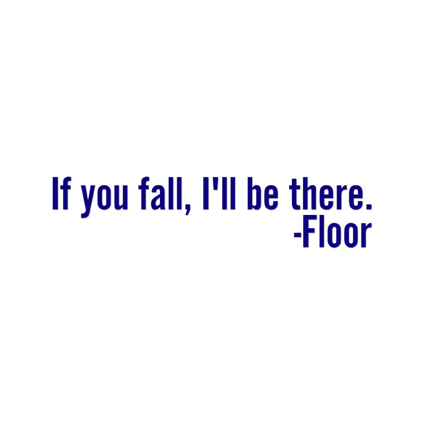 Piso You Fall I'll Be There - Calcomanía adhesiva - Varios colores y tamaños - ebn4207 - Imagen 14 de 19