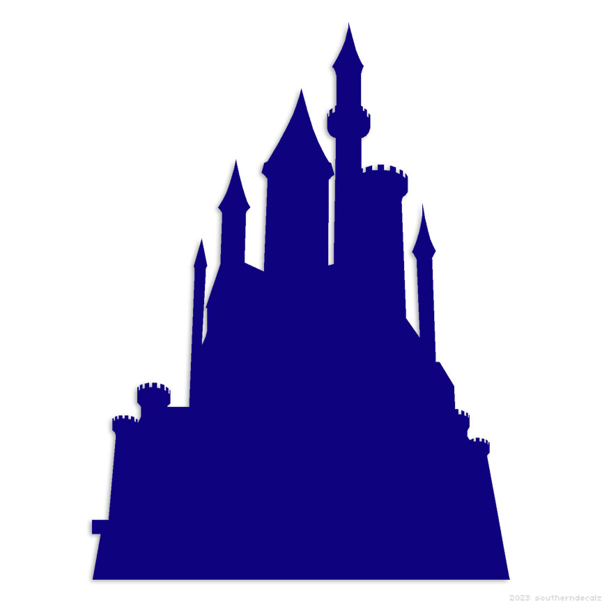 Fairytale Castle Sticker for Sale by LeCreateCo