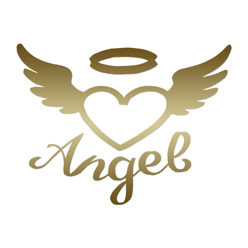 angel wings heart halo