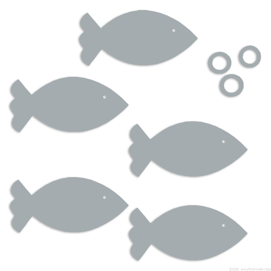 JFB Fish Logo Sticker