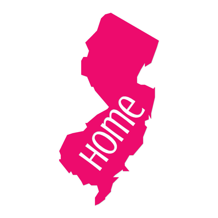 Calcomanía de vinilo New Jersey Home State - varios colores y tamaños - ebn3832 - Imagen 9 de 20