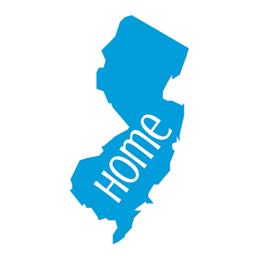 Calcomanía de vinilo New Jersey Home State - varios colores y tamaños - ebn3832 - Imagen 17 de 20