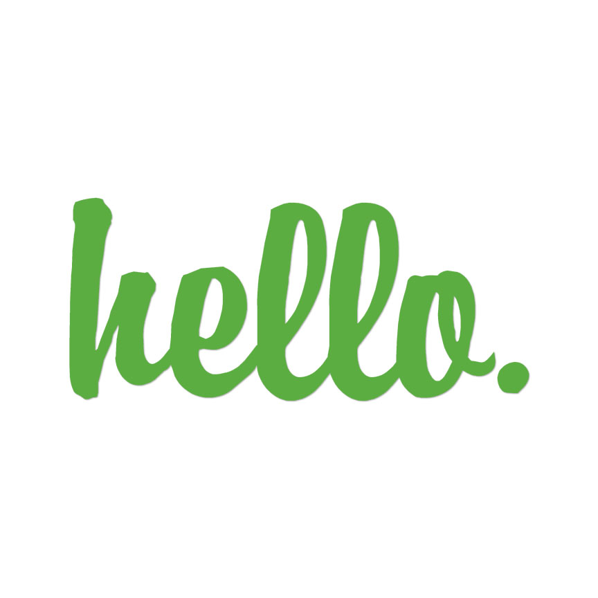 Hello - Vinyl Decal Sticker - Multiple Colors & Sizes - ebn4133 | eBay